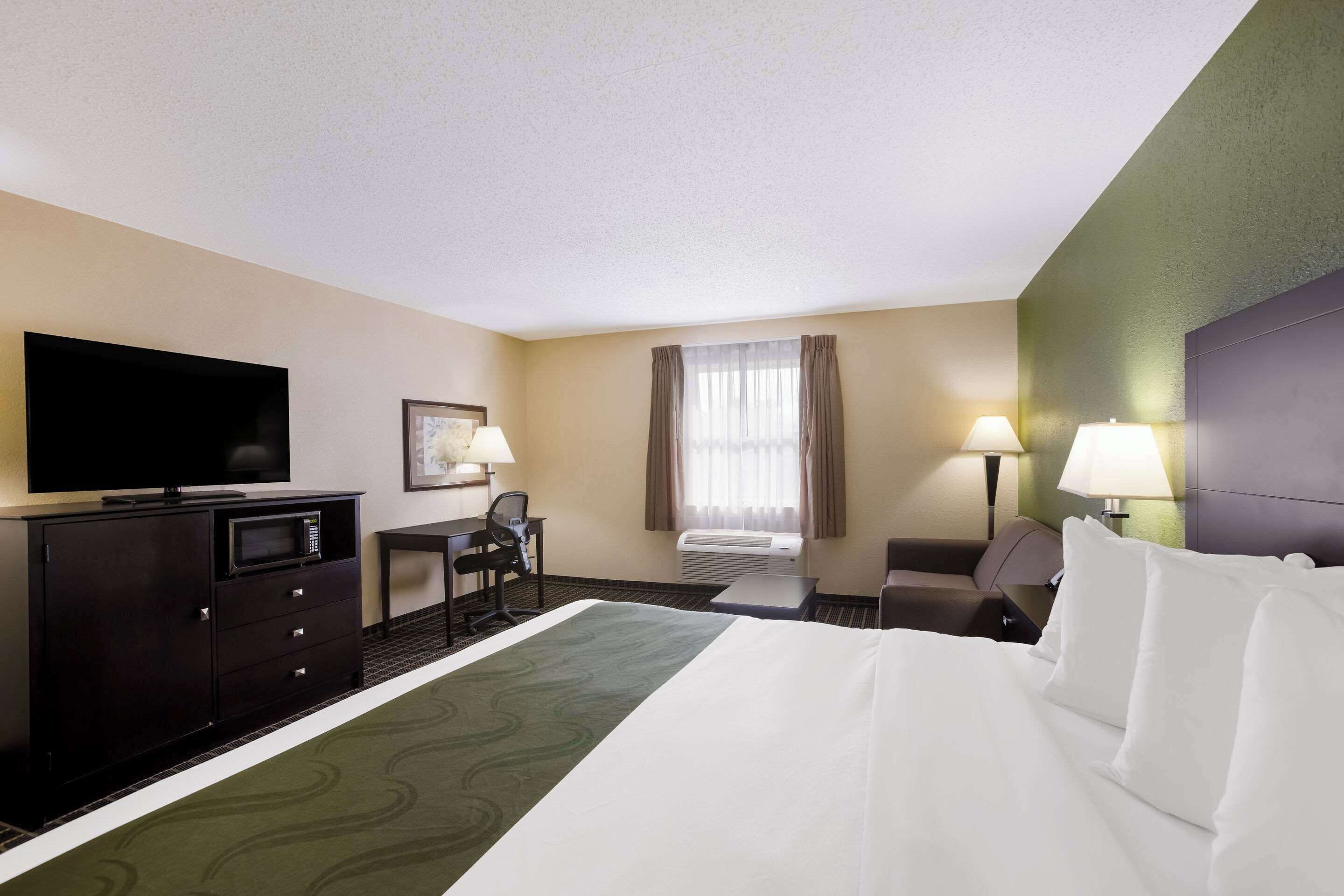standard room, 1king bed, non-smoking, not pet friendly | premium bedding, pillow-top beds, in-room safe, desk