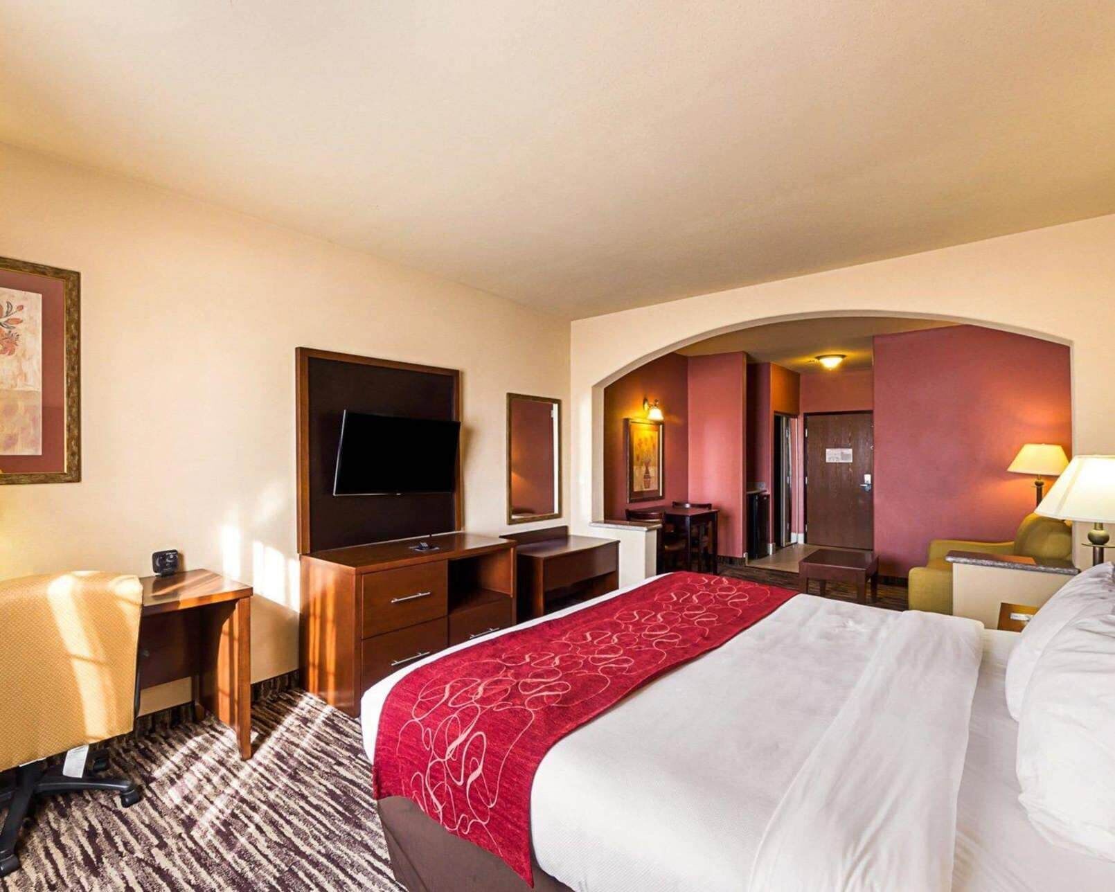 Premium bedding, down duvets, pillow-top beds, in-room safe