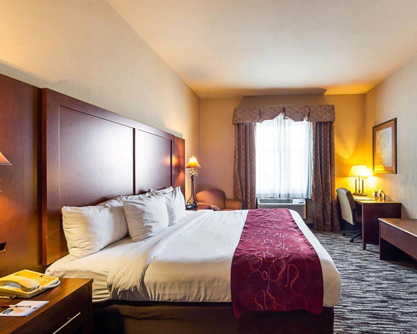 Premium bedding, down duvets, pillow-top beds, in-room safe