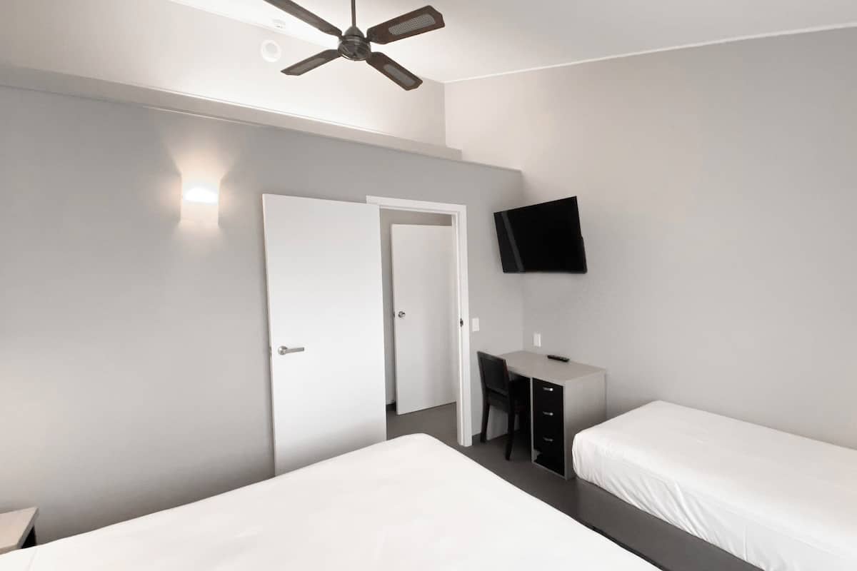 2 Bedroom Apartment | In-room safe, desk, blackout drapes, soundproofing