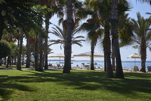 Beach nearby, sun-loungers, beach umbrellas, beach towels - Louis Phaethon Beach (Geroskipou)