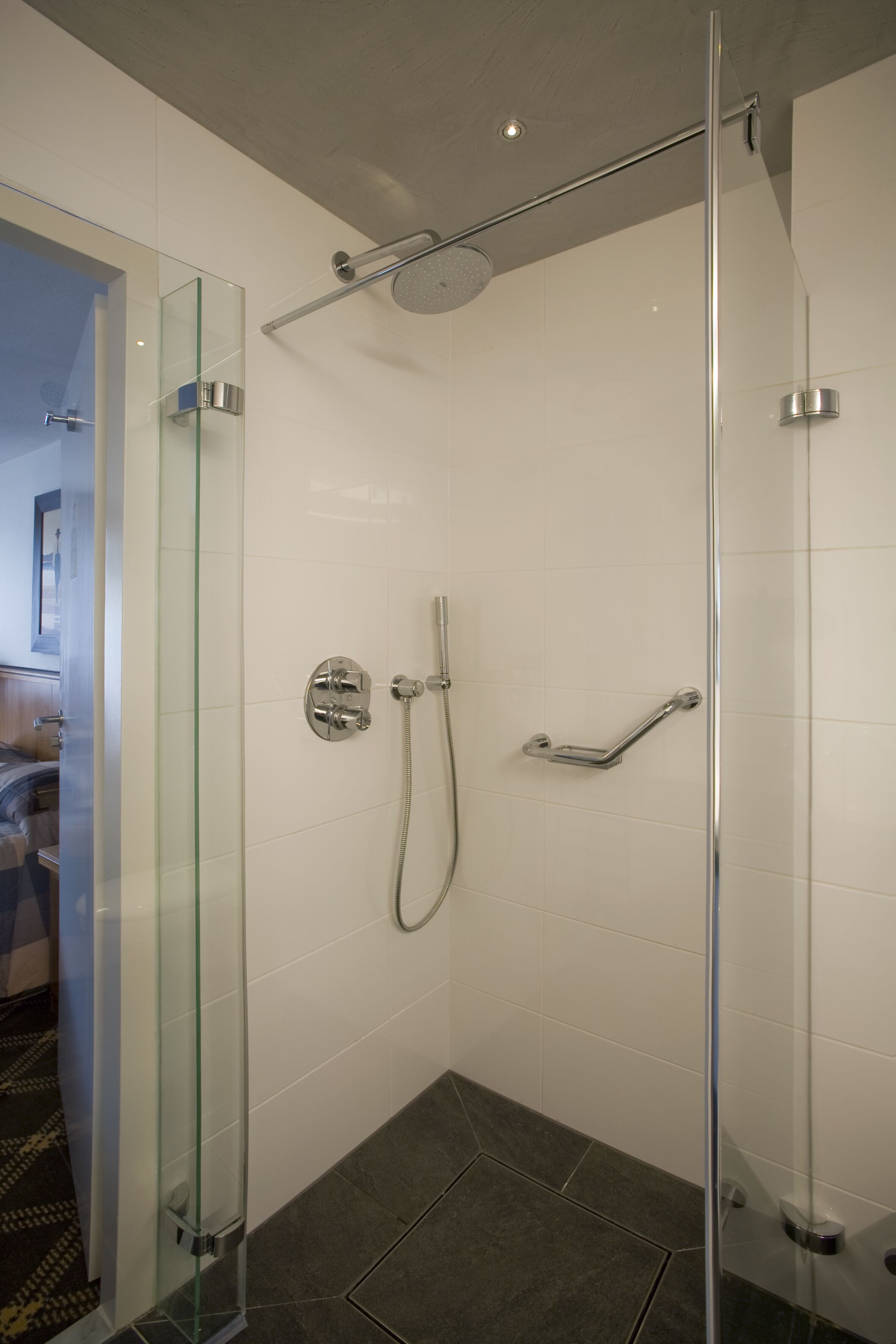 free toiletries, hair dryer, towels