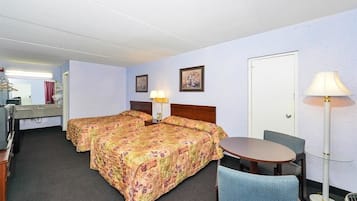 Blackout drapes, iron/ironing board, free WiFi, bed sheets