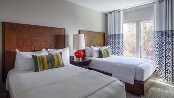 Suite, 2 Double Beds, Non Smoking, River View | 1 bedroom, premium bedding, pillow-top beds, in-room safe