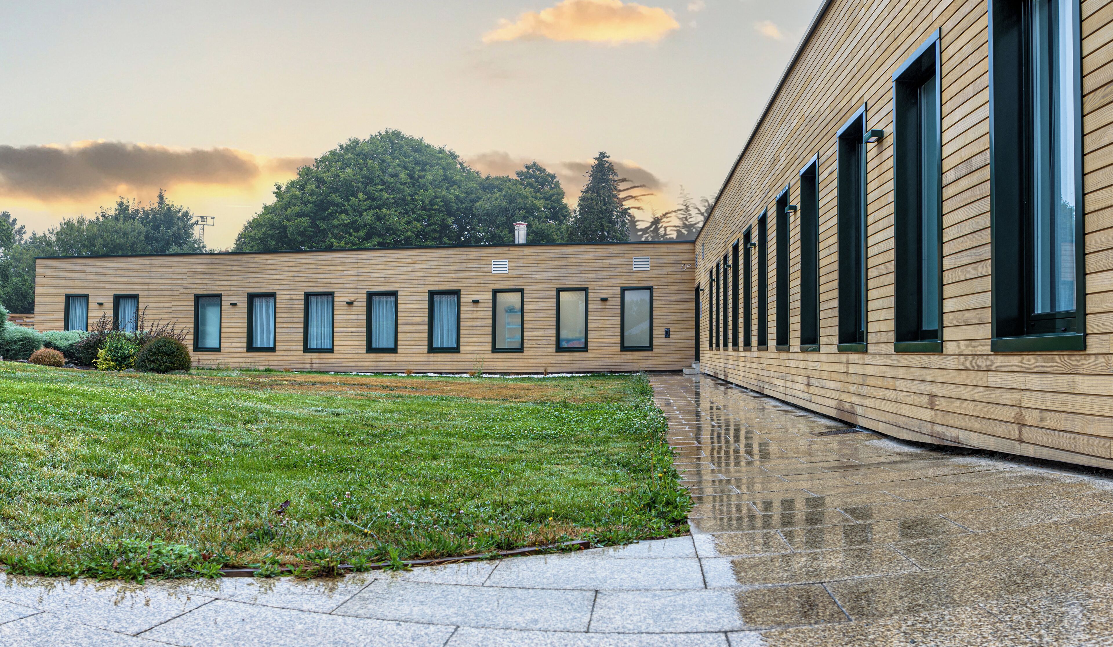 Voorkant van accommodatie