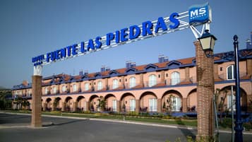 Voorkant van accommodatie