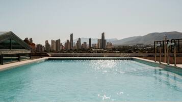 Indoor pool, 3 outdoor pools, pool umbrellas, sun loungers
