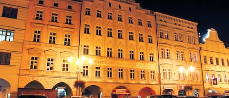 Overnatningsstedets facade