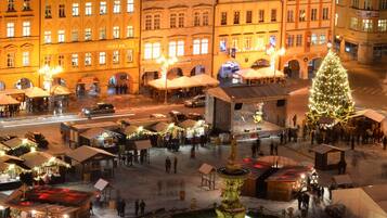 Fassade der Unterkunft – Abend/Nacht