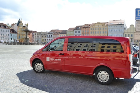 City shuttle. Hotel Dvořák