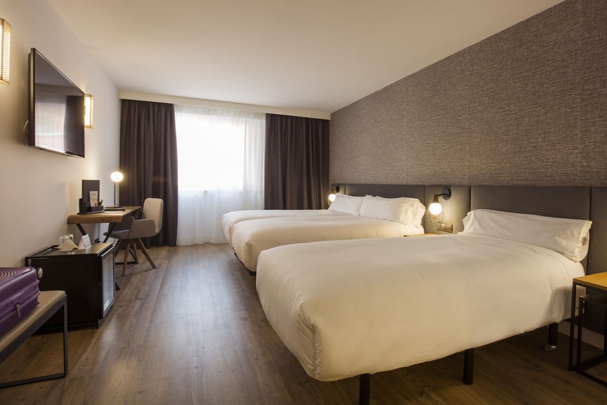 Down duvets, minibar, in-room safe, desk