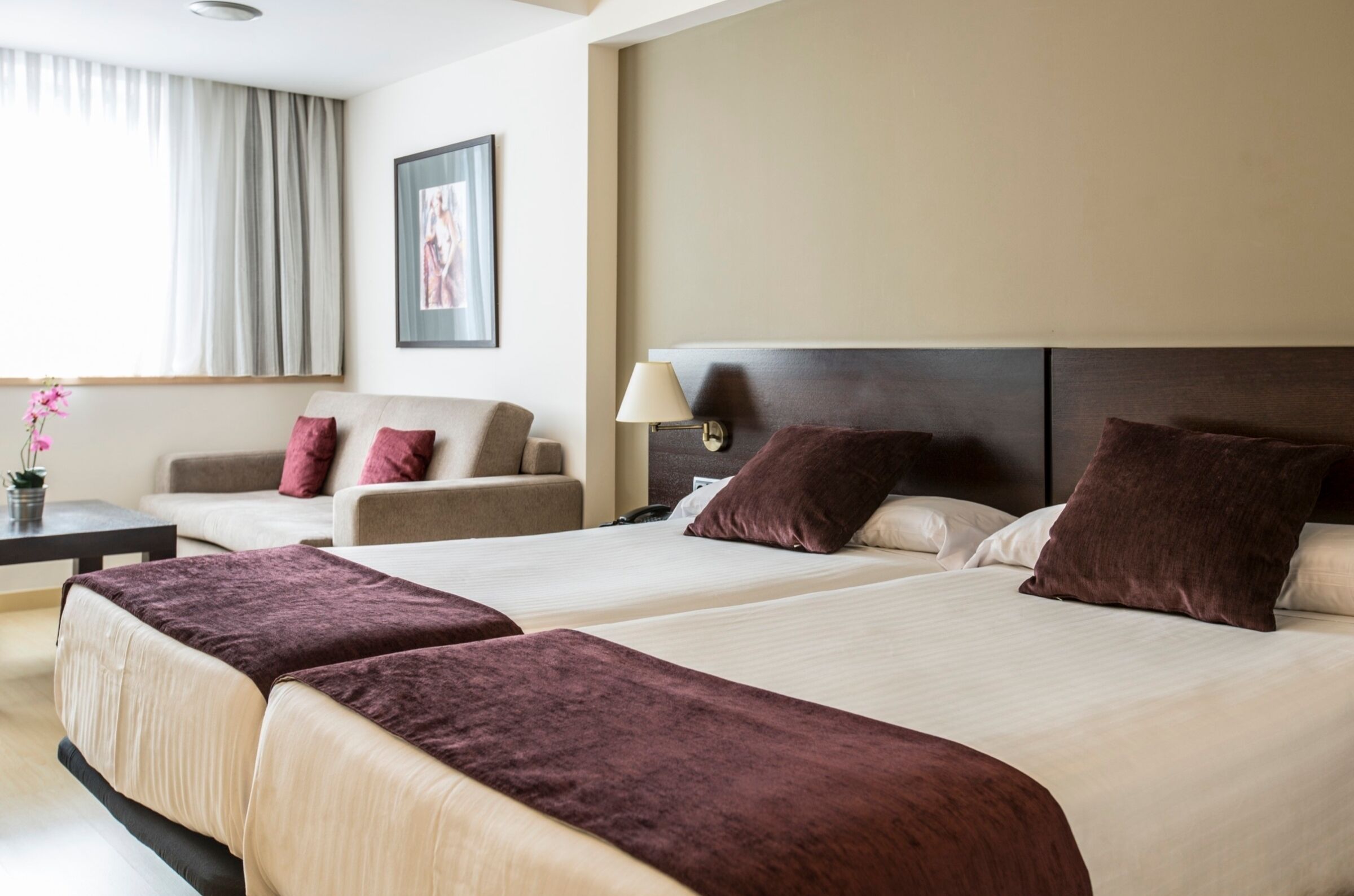 Down comforters, minibar, in-room safe, desk