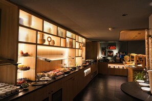 Daily buffet breakfast (EUR 24 per person)