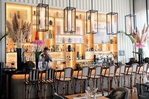 Tapas bar, garden views, open daily