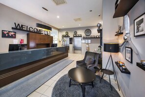 Sala de estar en el lobby