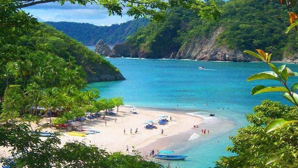 Beach nearby, white sand