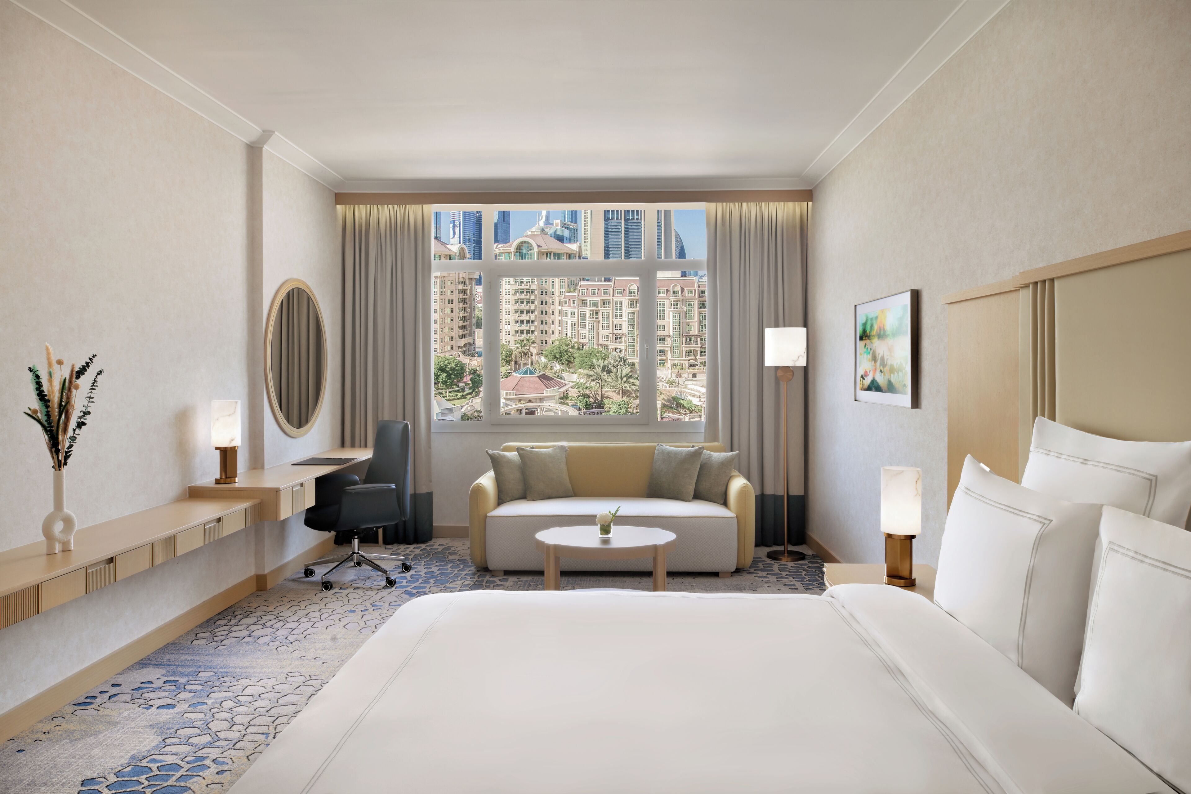 Deluxe Room, 1 King Bed | Minibar, in-room safe, individually furnished, desk