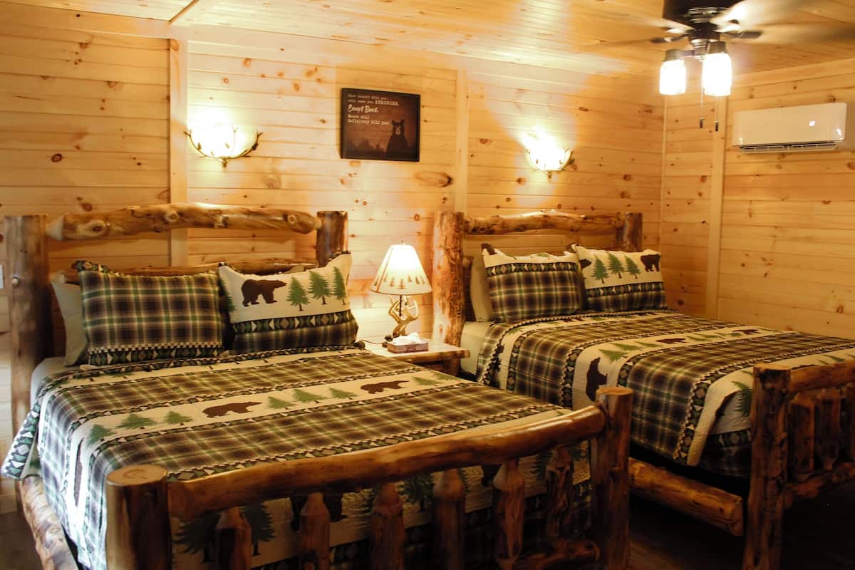 1 Schlafzimmer, individuell dekoriert, individuell eingerichtet