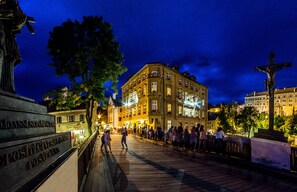 Front of property – evening/night