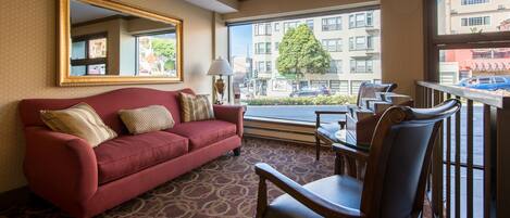 40-inch flat-screen TV with satellite channels, TV