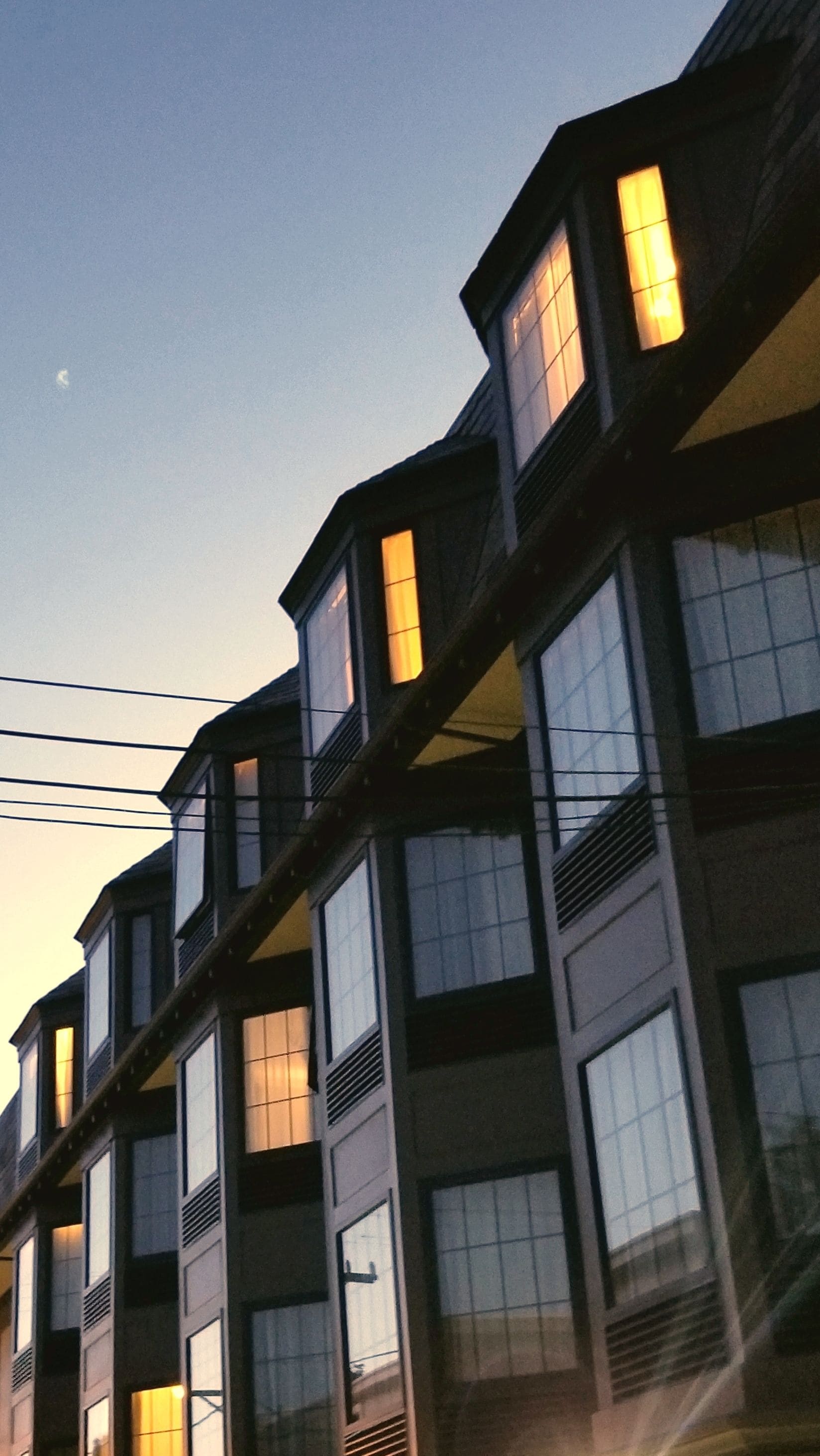 front of property – evening/night