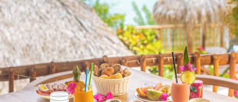 Daily buffet breakfast (EUR 15 per person)