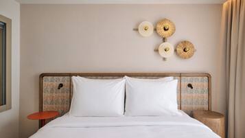 1 bedroom, hypo-allergenic bedding, in-room safe, desk
