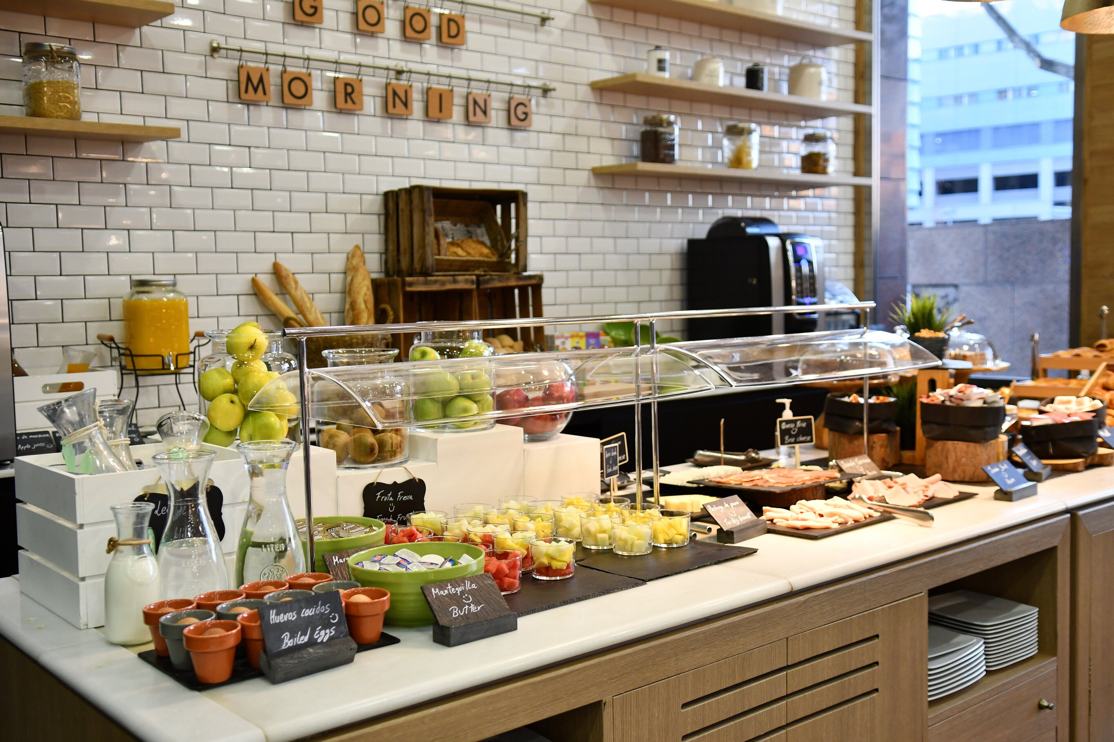 daily buffet breakfast (eur 15 per person)