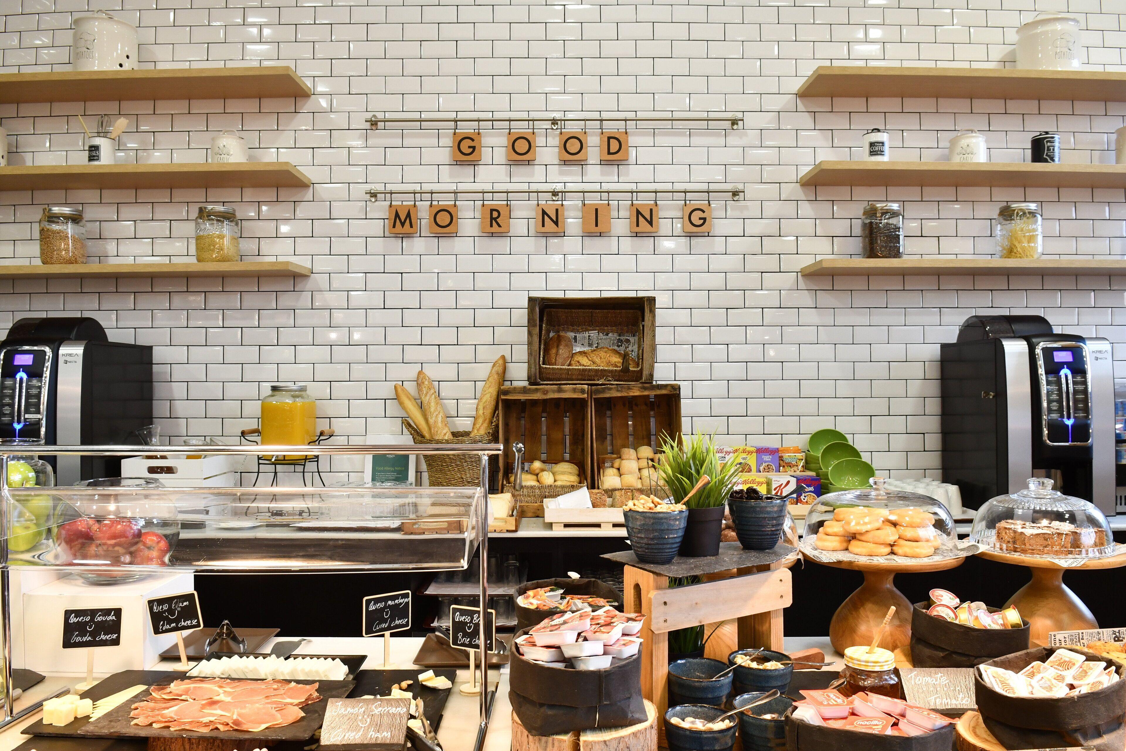 daily buffet breakfast (eur 15 per person)