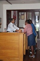 Quiosque de check-in/check-out