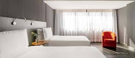Chambre Supérieure, 2 lits une place | Literie de qualité supérieure, minibar, coffres-forts dans les chambres