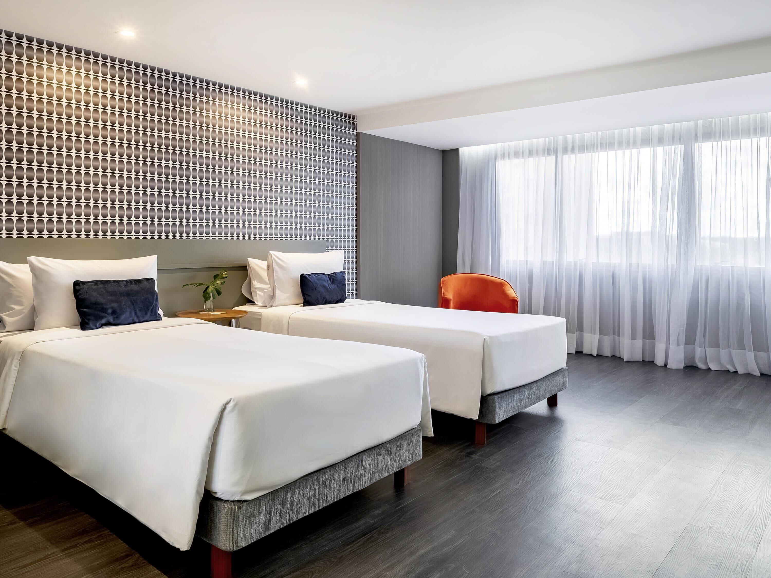 superior room, 2 single beds | premium bedding, minibar, in-room safe, desk