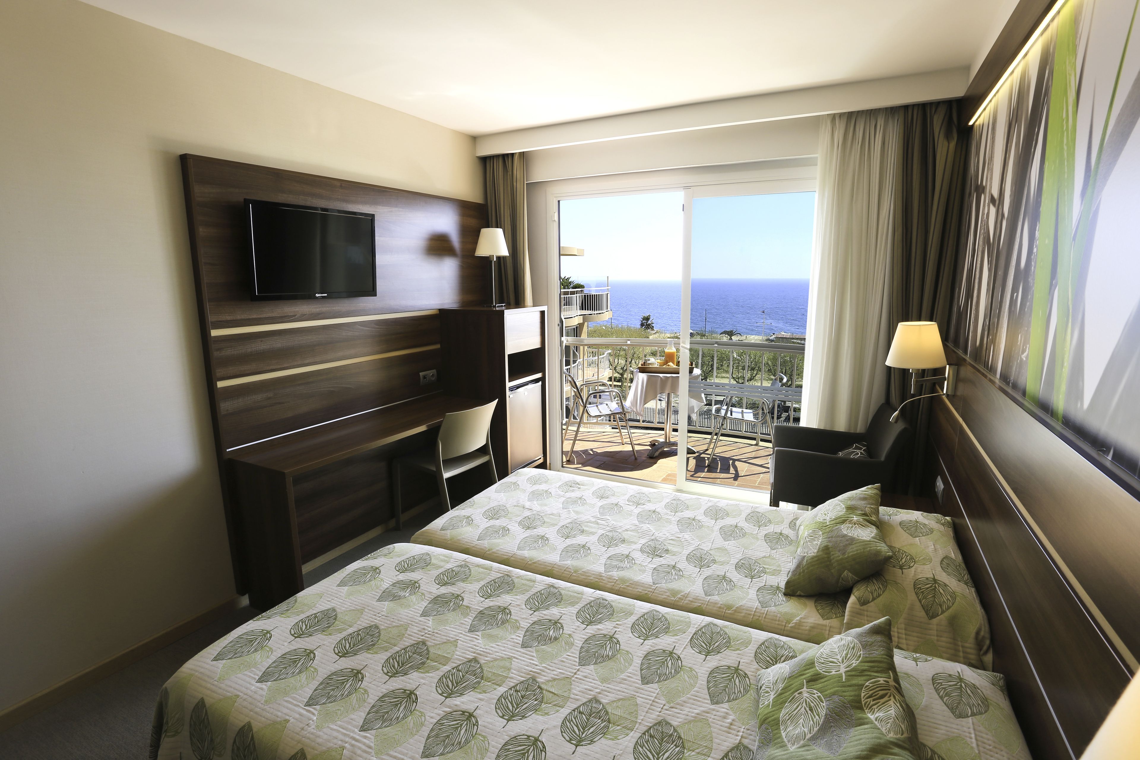 triple room, pool view | 1 bedroom, premium bedding, minibar, in-room safe