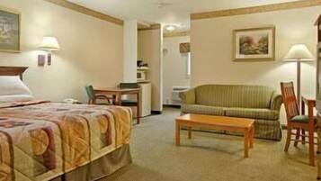 Desk, iron/ironing board, free cribs/infant beds, free WiFi