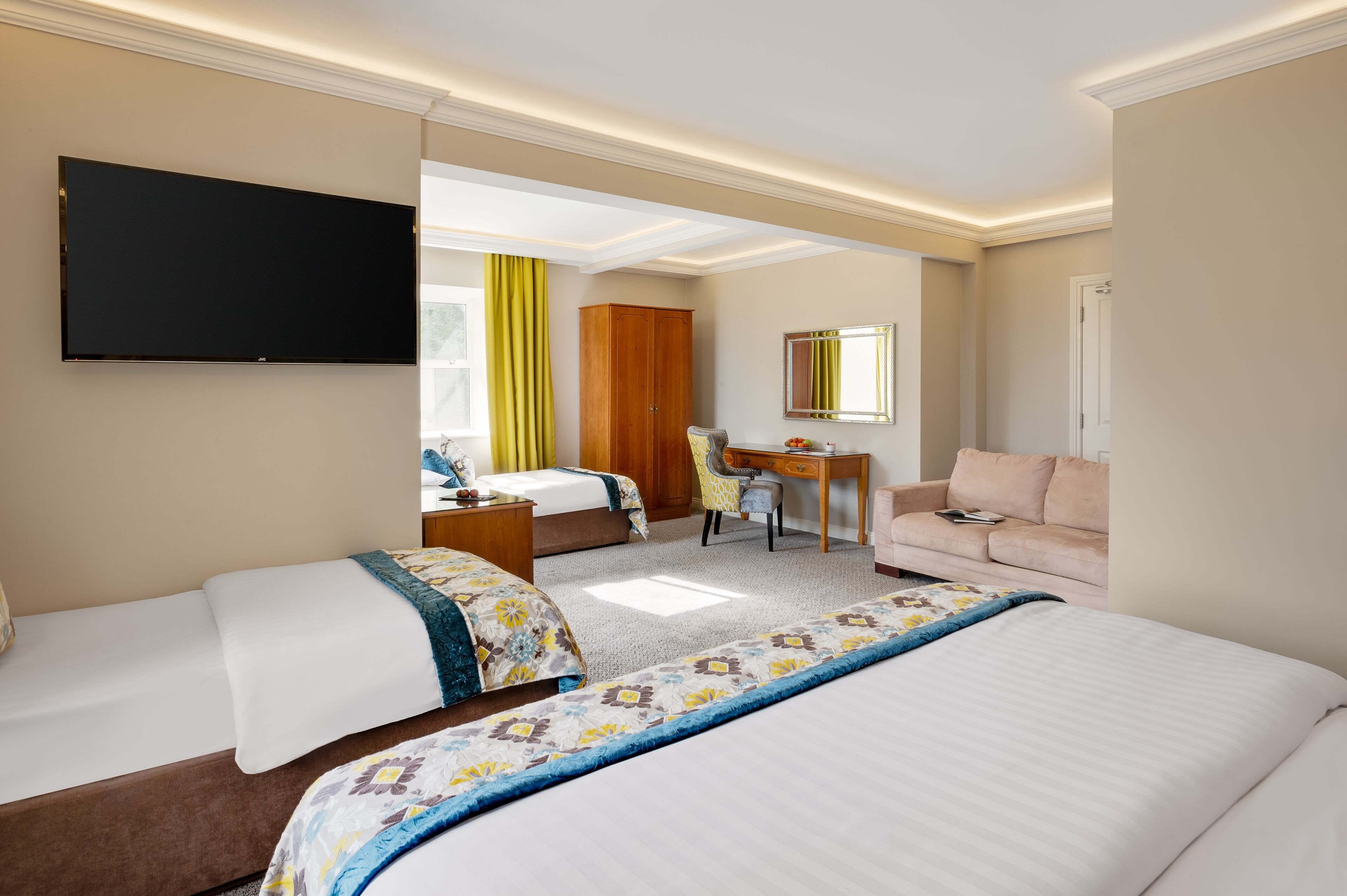 1 bedroom, premium bedding, desk, iron/ironing board