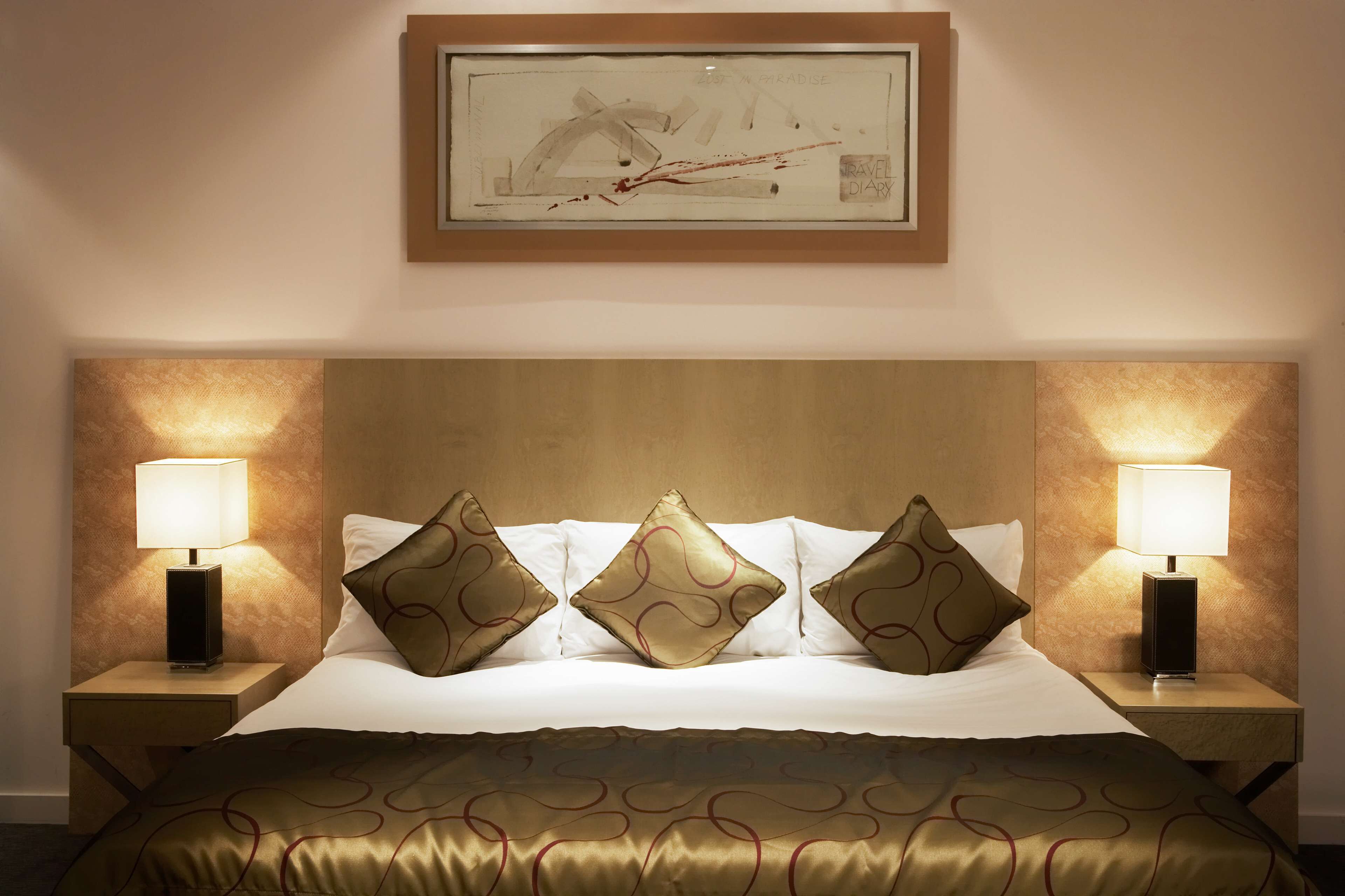 in-room safe, desk, iron/ironing board, bed sheets