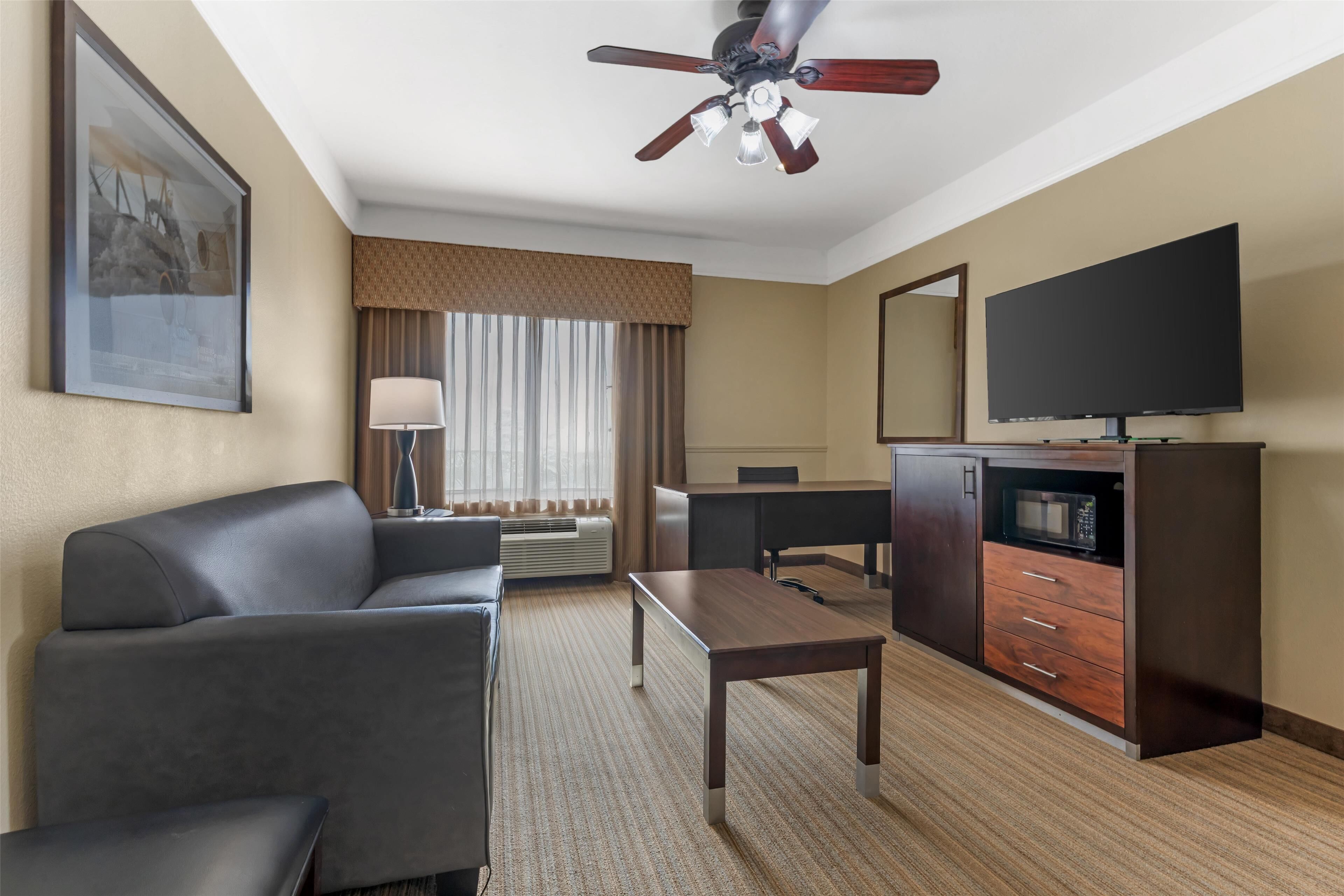 suite, 1 king bed with sofa bed, non smoking, kitchenette (with sofabed) | 1 bedroom, pillow-top beds, in-room safe, desk