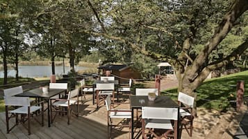 Uitzicht vanuit accommodatie