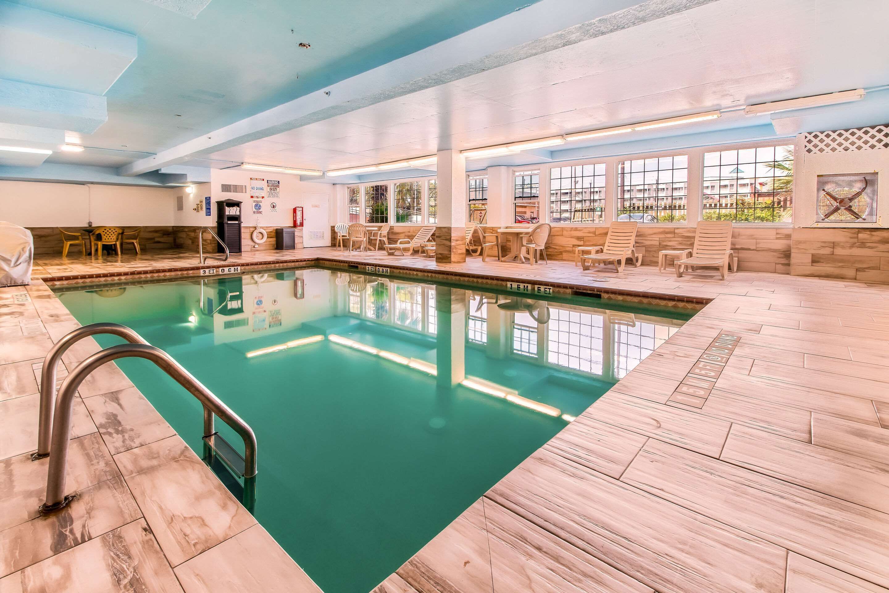 Indoor pool, a heated pool