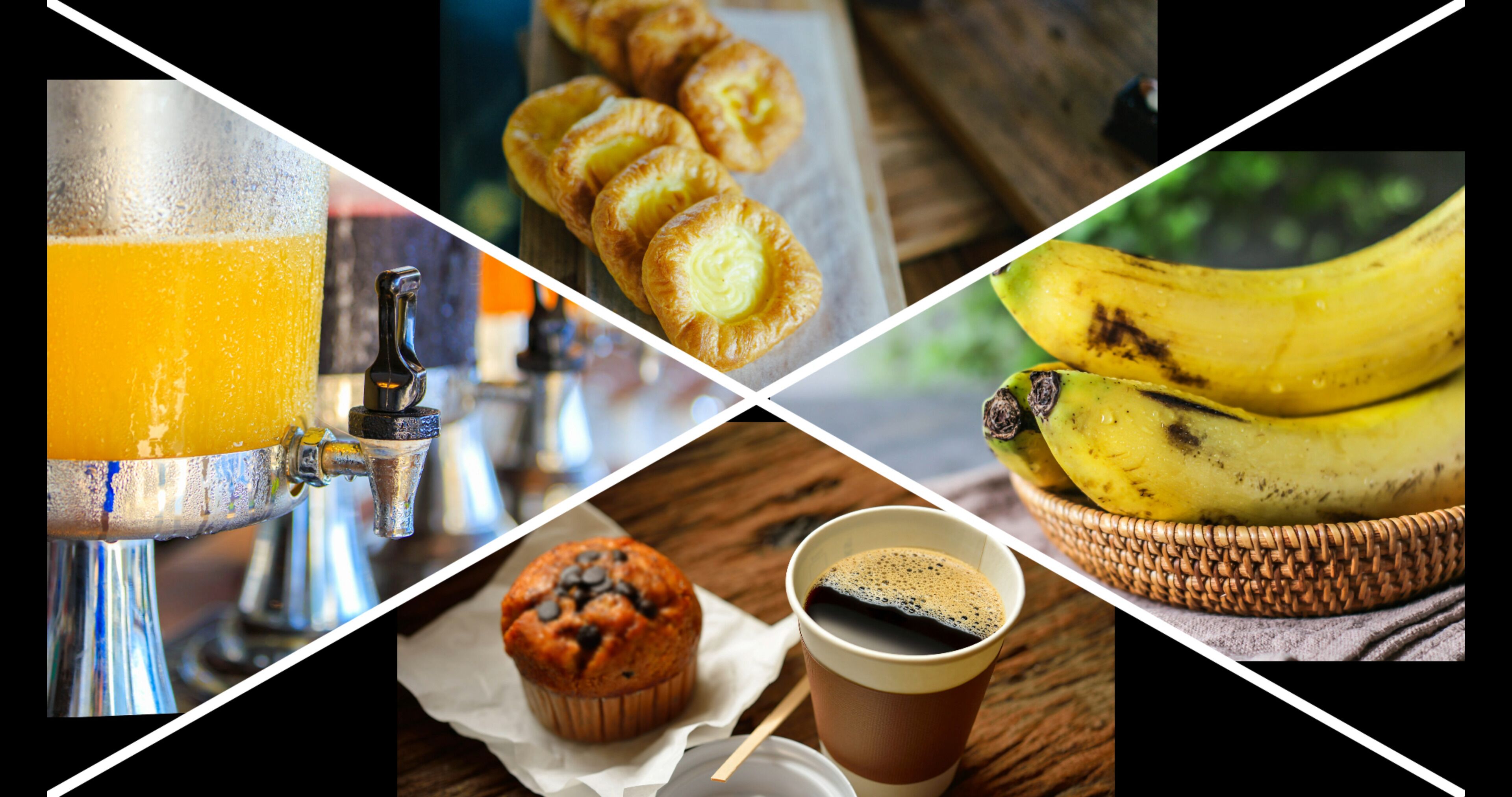 Free daily self-serve breakfast