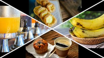 Free daily self-serve breakfast