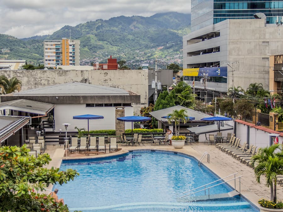 2 outdoor pools, pool umbrellas, sun loungers