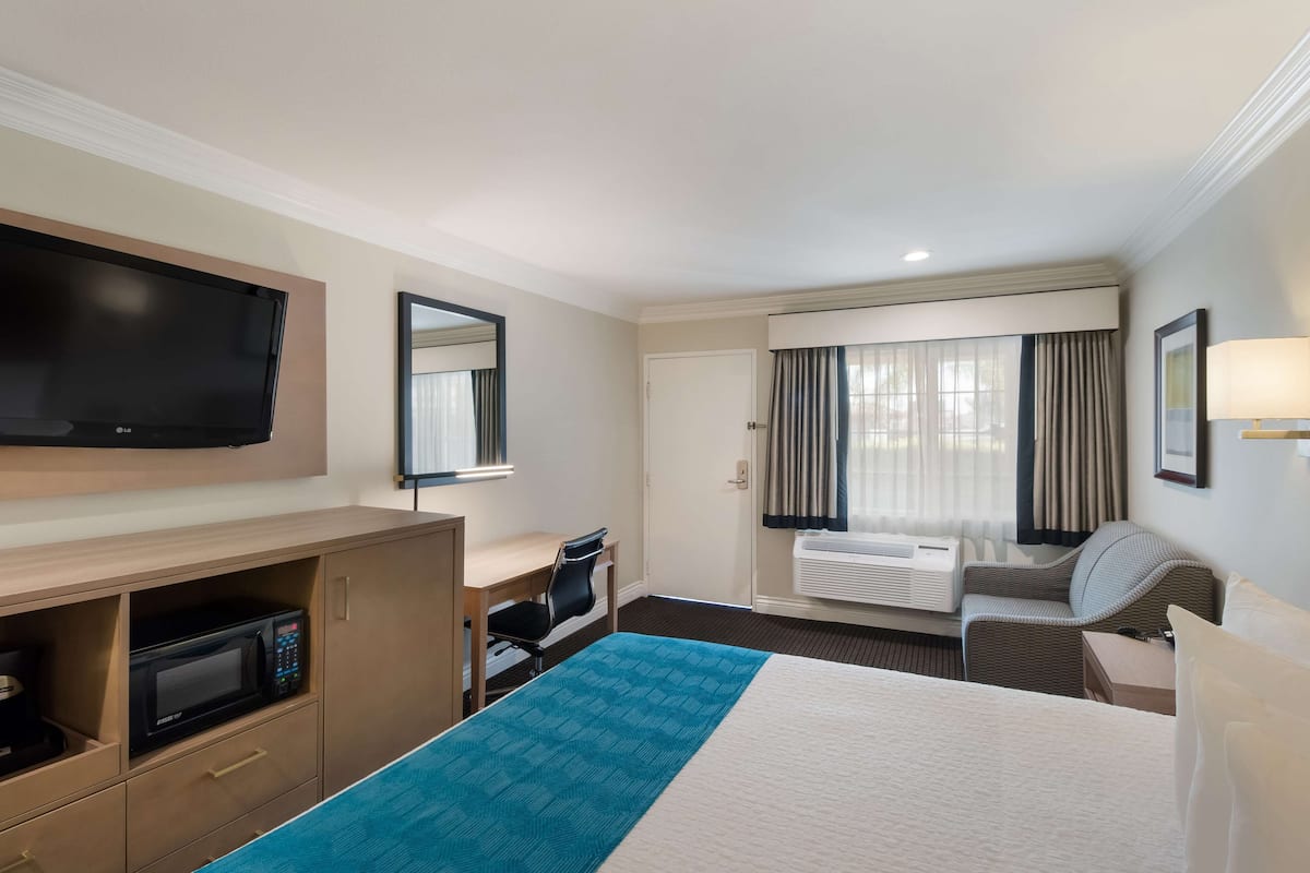 Standard Room, 1 King Bed, Non Smoking, Refrigerator & Microwave