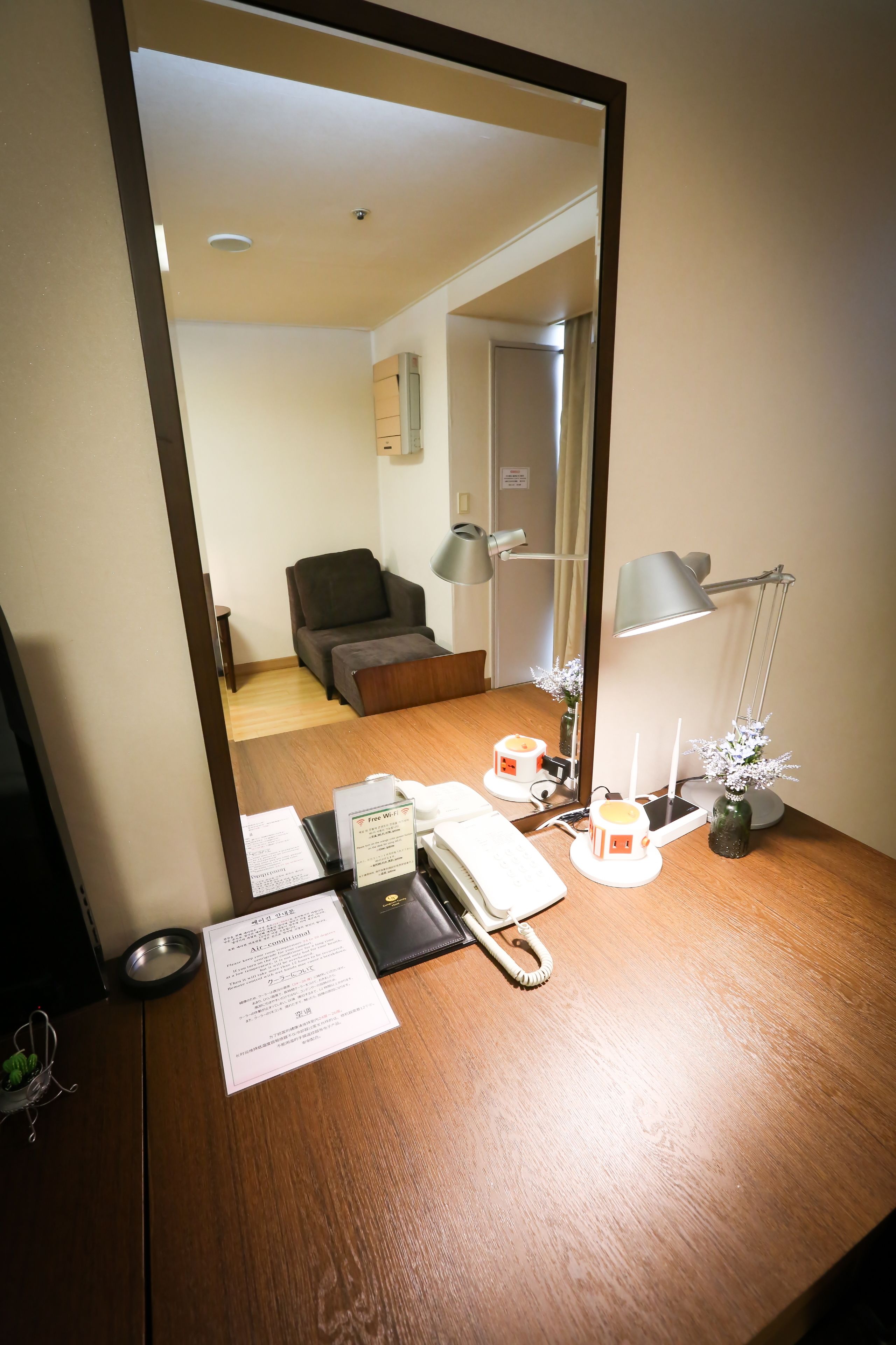 individually furnished, desk, blackout curtains, free wifi