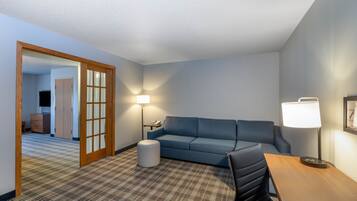 Desk, iron/ironing board, cots/infant beds, rollaway beds