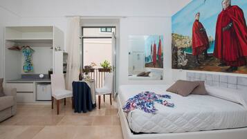 Junior Studio Suite, 1 Bedroom, Balcony, City View | 1 bedroom, Frette Italian sheets, premium bedding, down duvets