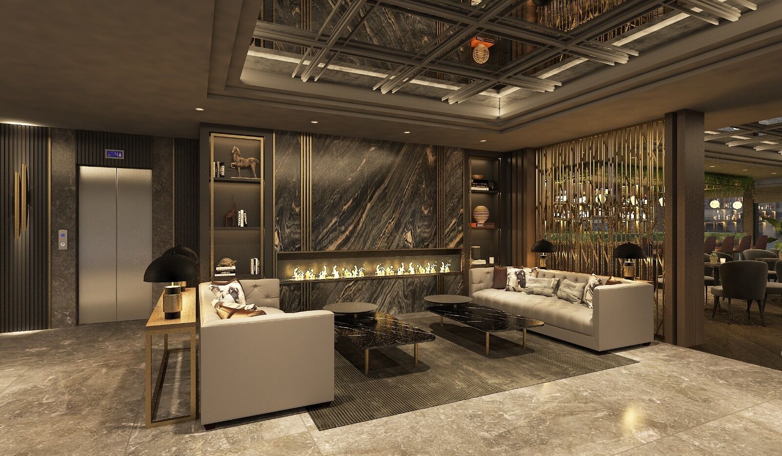 로비 좌석 공간