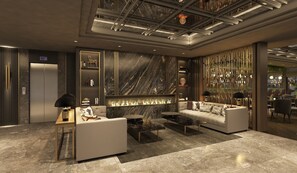 Zona de estar del vestíbulo