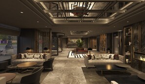 Sala de estar en el lobby