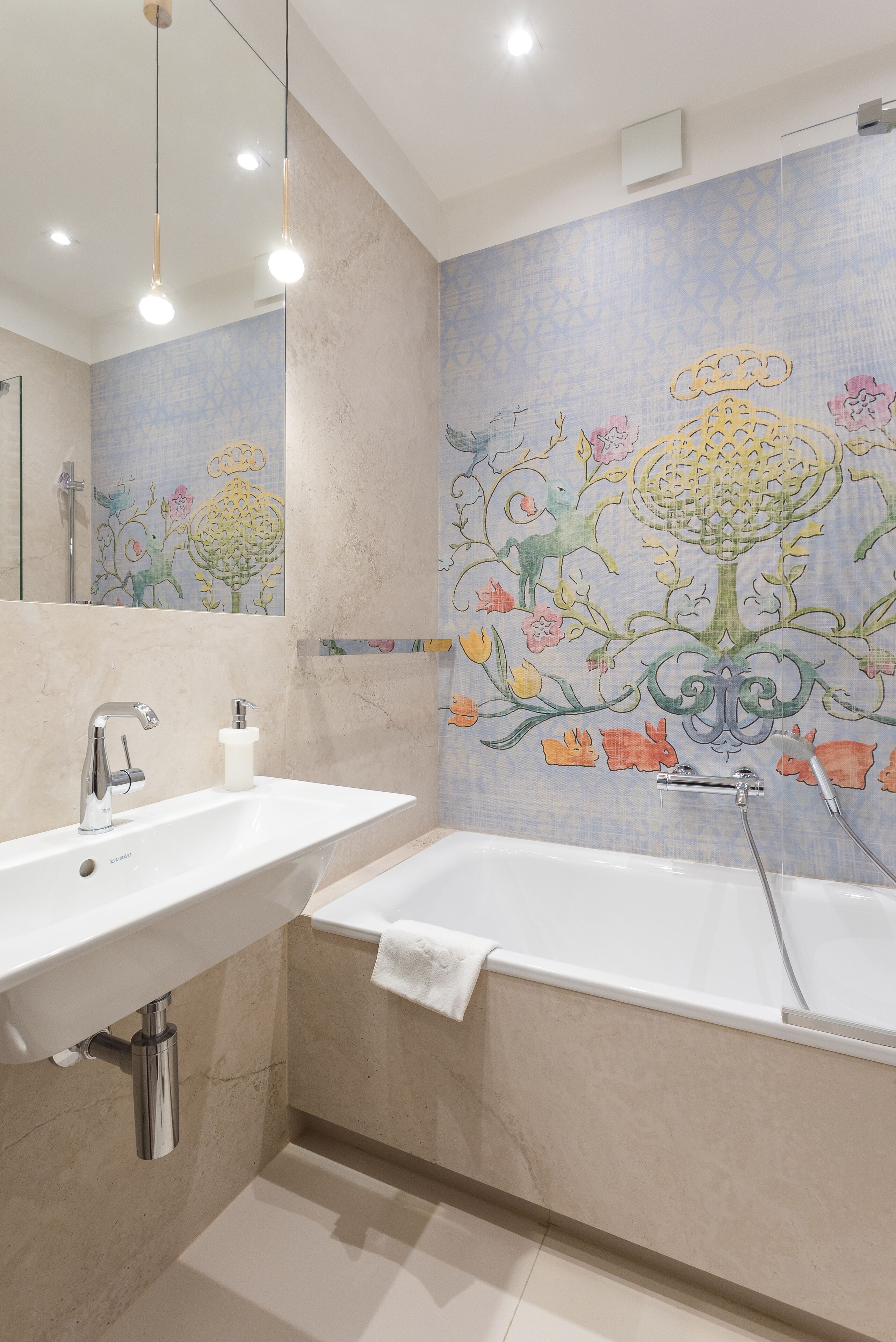 standard double or twin room | bathroom | designer toiletries, hair dryer, towels